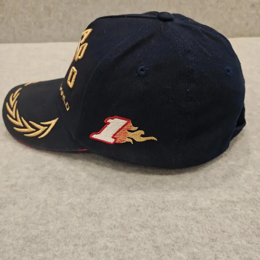 Monaco Monte Carlo Grand Prix F1 Hat Cap Strap Back Blue Formula 1 Racing Mens